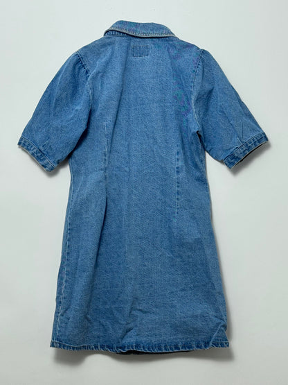 DENIM BUTTON UP DRESS, L