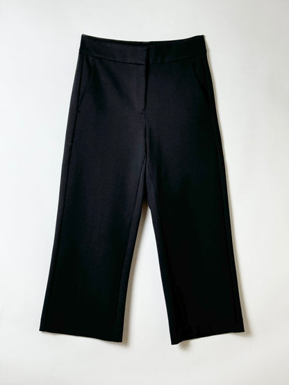 WIDE LEG STRETCH ANKLE TROUSERS, 4P